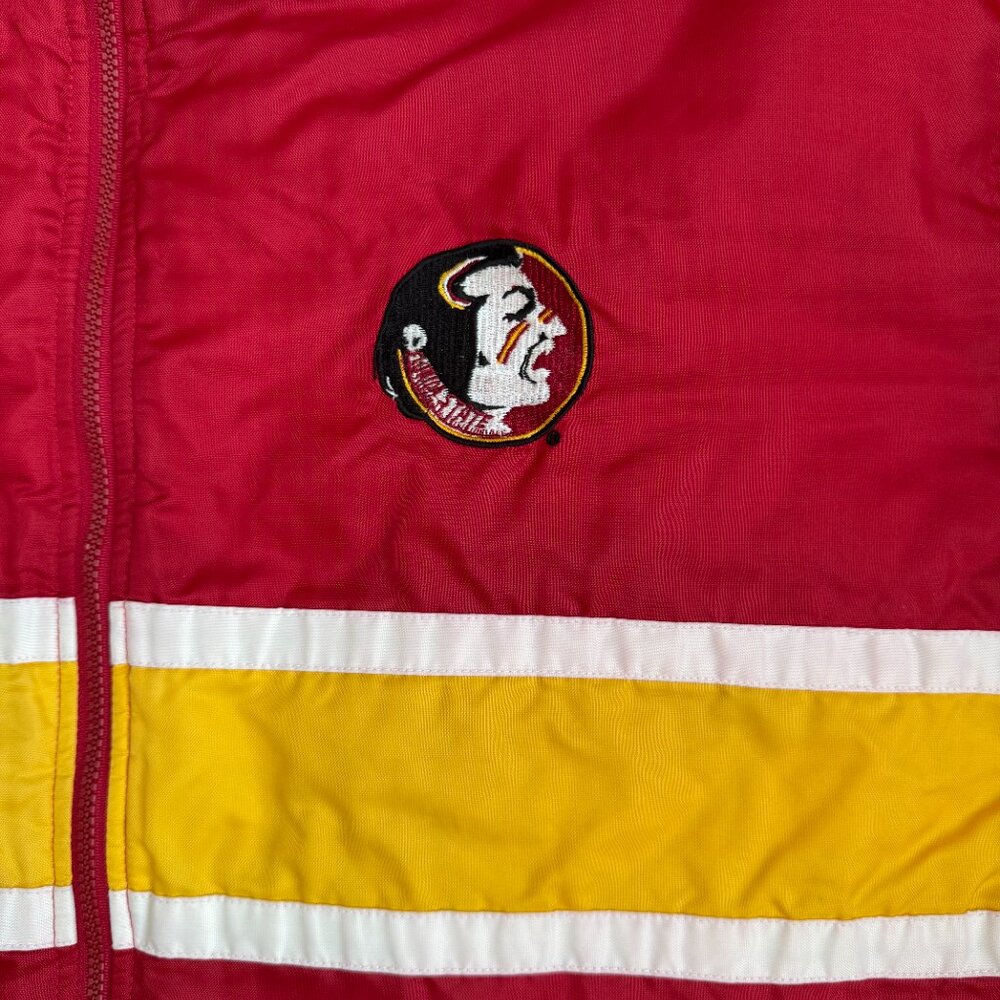 Vintage 90's Florida State University Seminoles FSU Puffer Jacket Mens XXL - Picture 4 of 9